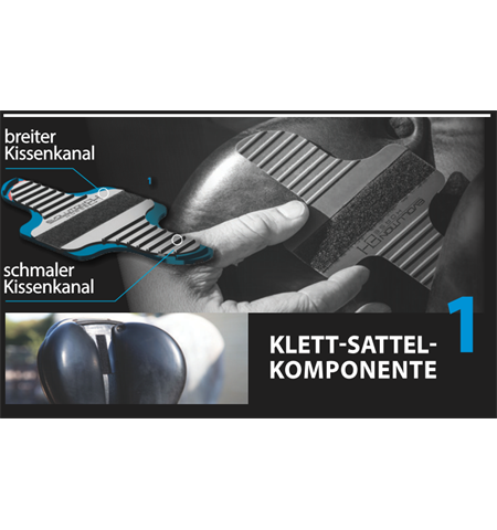 STUBBEN STREAMLINE VELCRO SADDLE COMPONENT