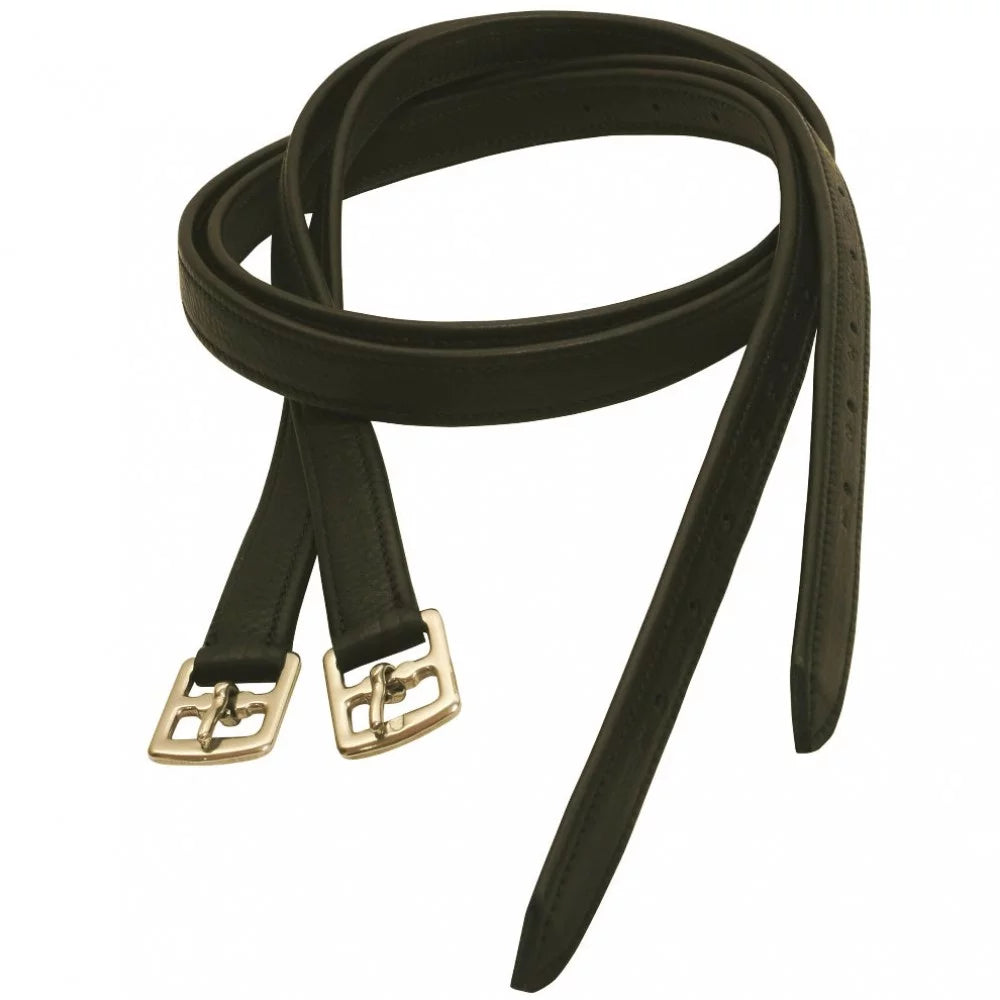 CALFSKIN WRAPPED STIRRUP LEATHERS